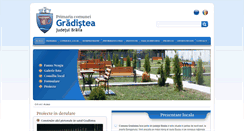 Desktop Screenshot of primariagradisteabraila.ro